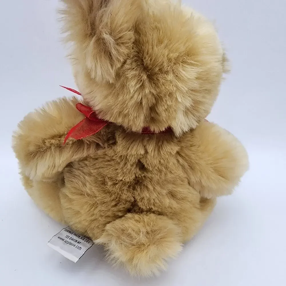 Dakin Teddy Bear Holding Heart Plush Stuffed Animal 8